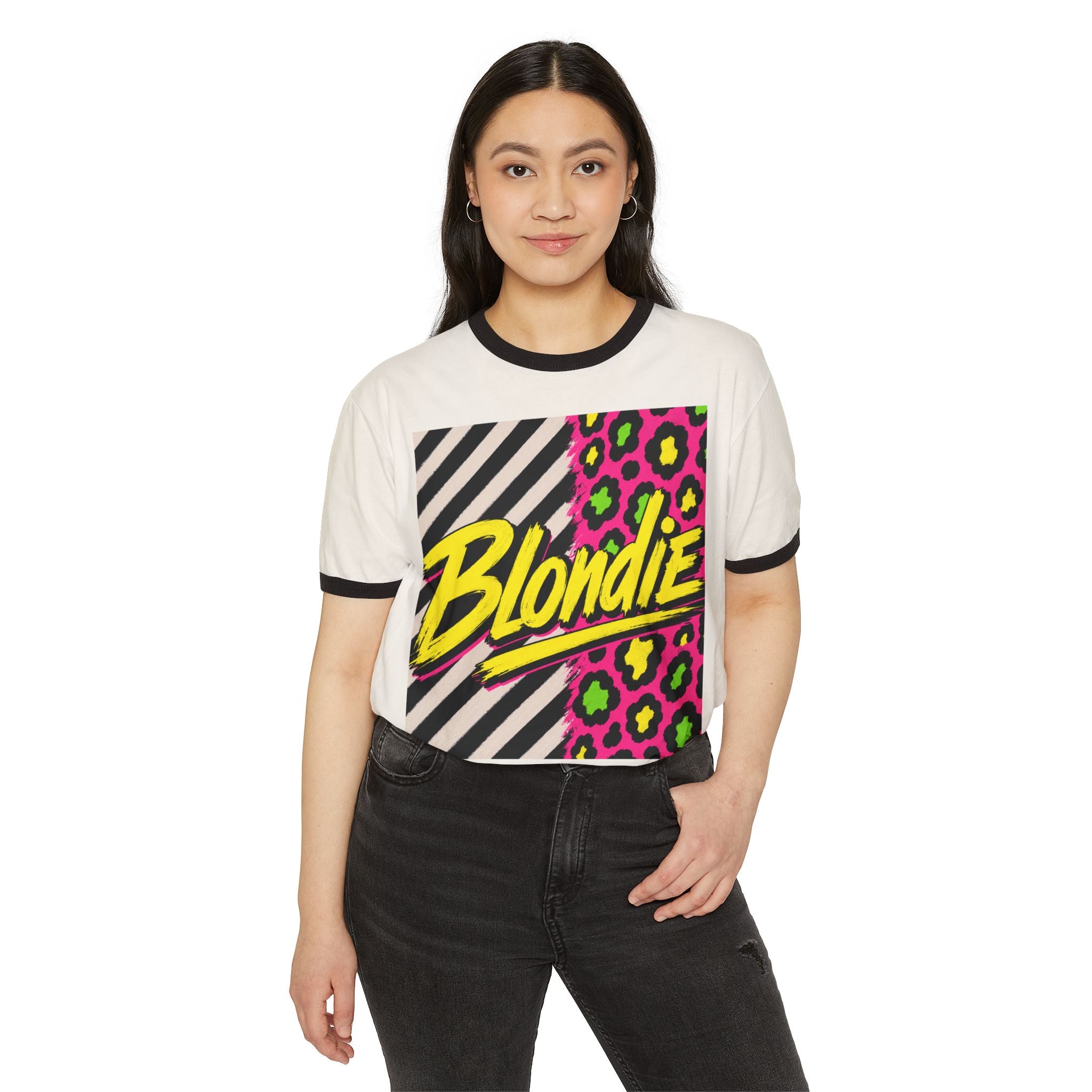 Blondie Retro Neon Ringer T-Shirt