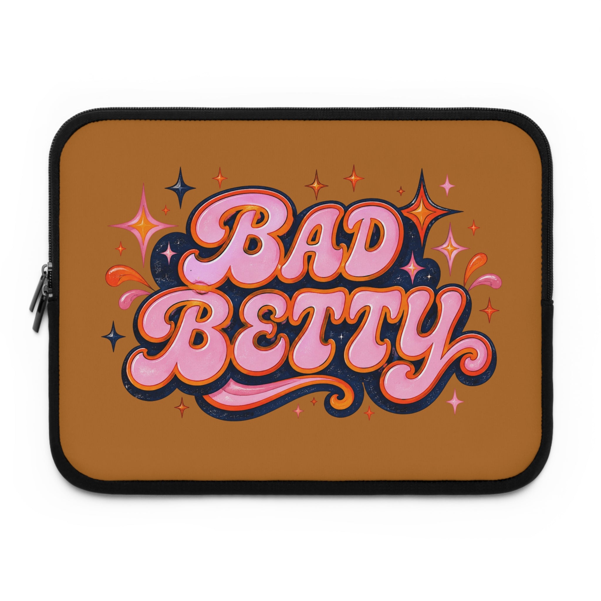 Bad Betty Retro Laptop Sleeve — 70s Retro Typography Protective Case